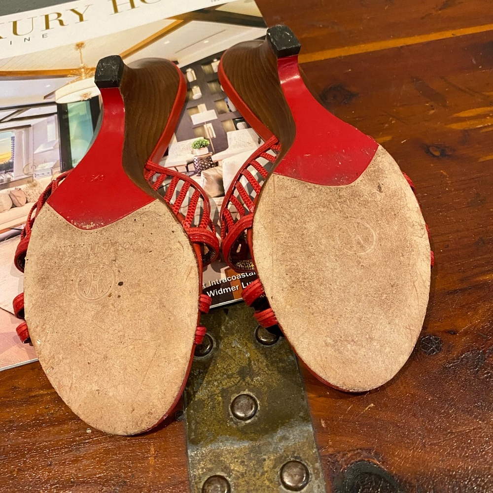 Sandals mini heel size 6.5